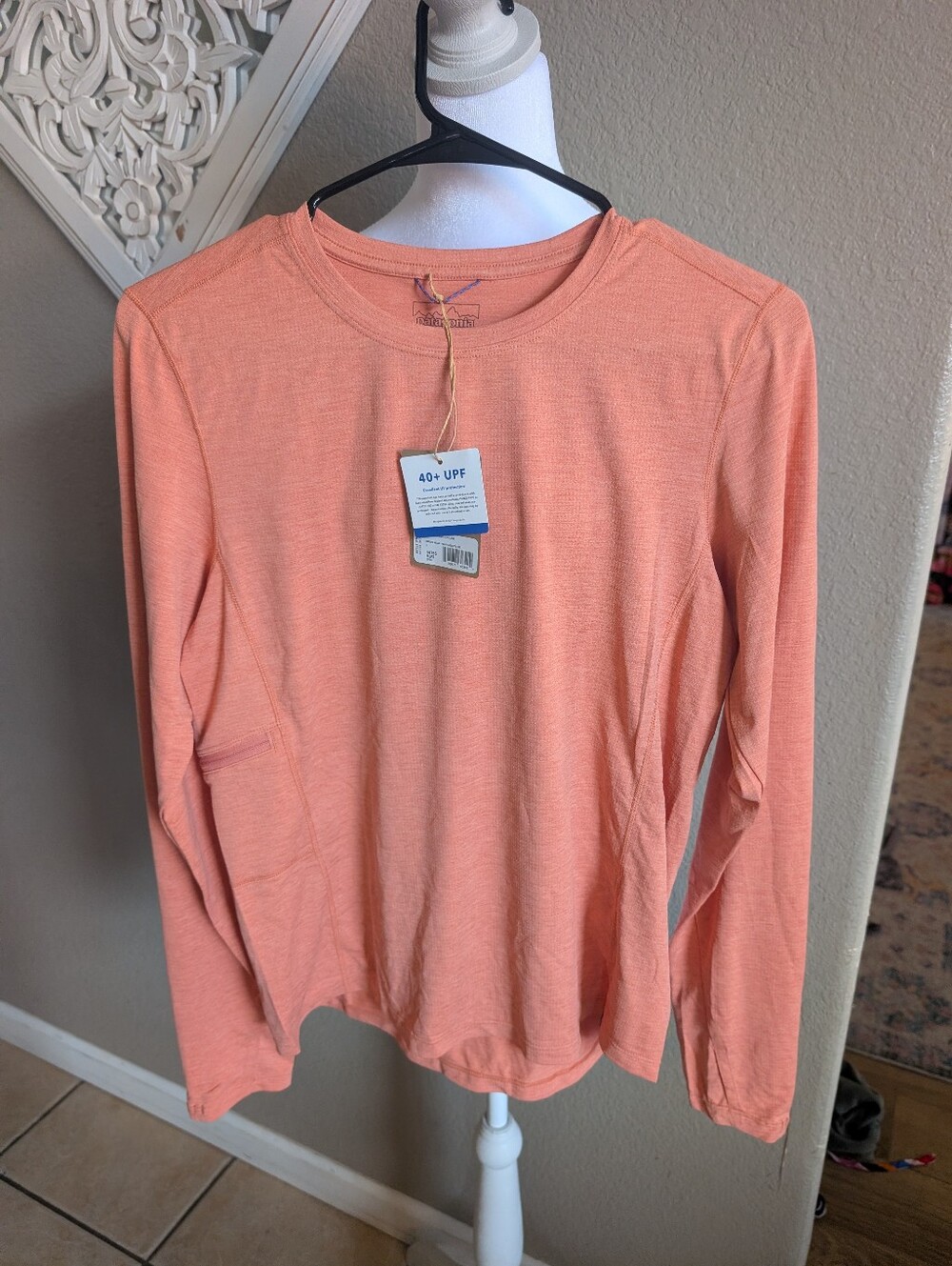 Patagonia Women's Long Sleeve Top - Peach